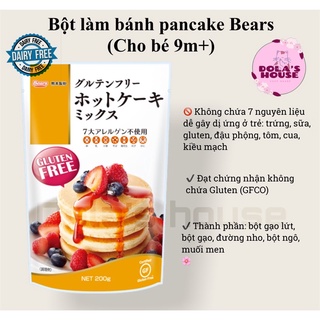 BỘT LÀM BÁNH PANCAKE BEARS KHÔNG CHỨA GLUTEN