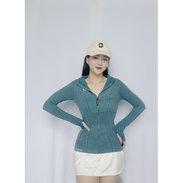 [Size M, L, XL]. Áo Khoác Thể Thao Nữ Ôm Body Mẫu Mới Hàng Cao Cấp 2020 [KB21]