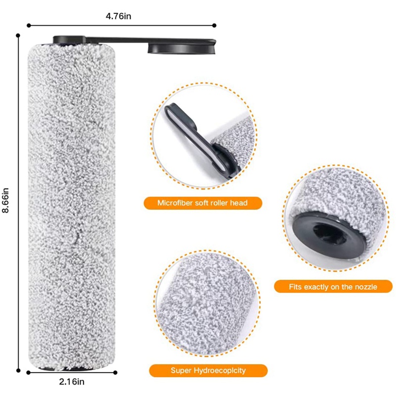 Bàn chải con lăn chính thay thế cho sàn Tineco ONE S5 Combo Phụ kiện máy hút bụi khô ướt không dây