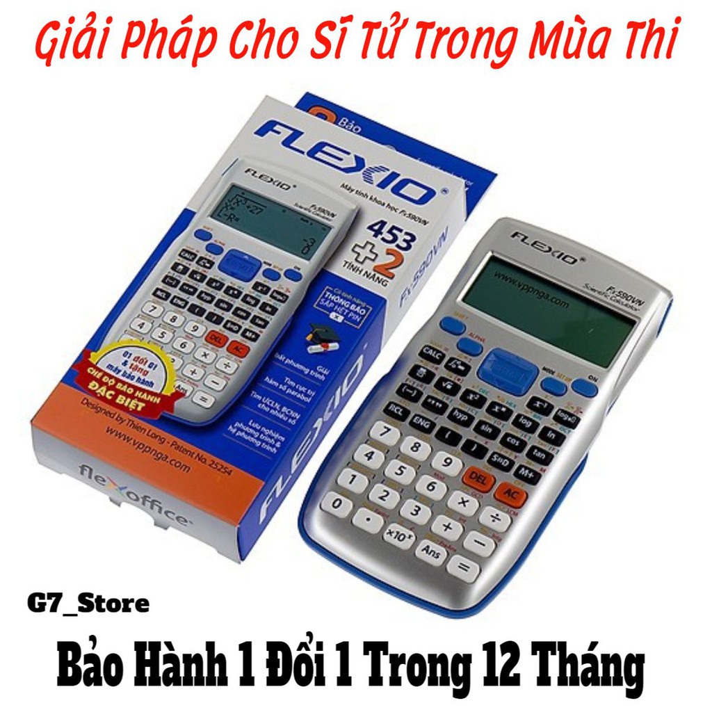 Máy tính khoa học FX 590VN,máy tính học sinh cao cấp