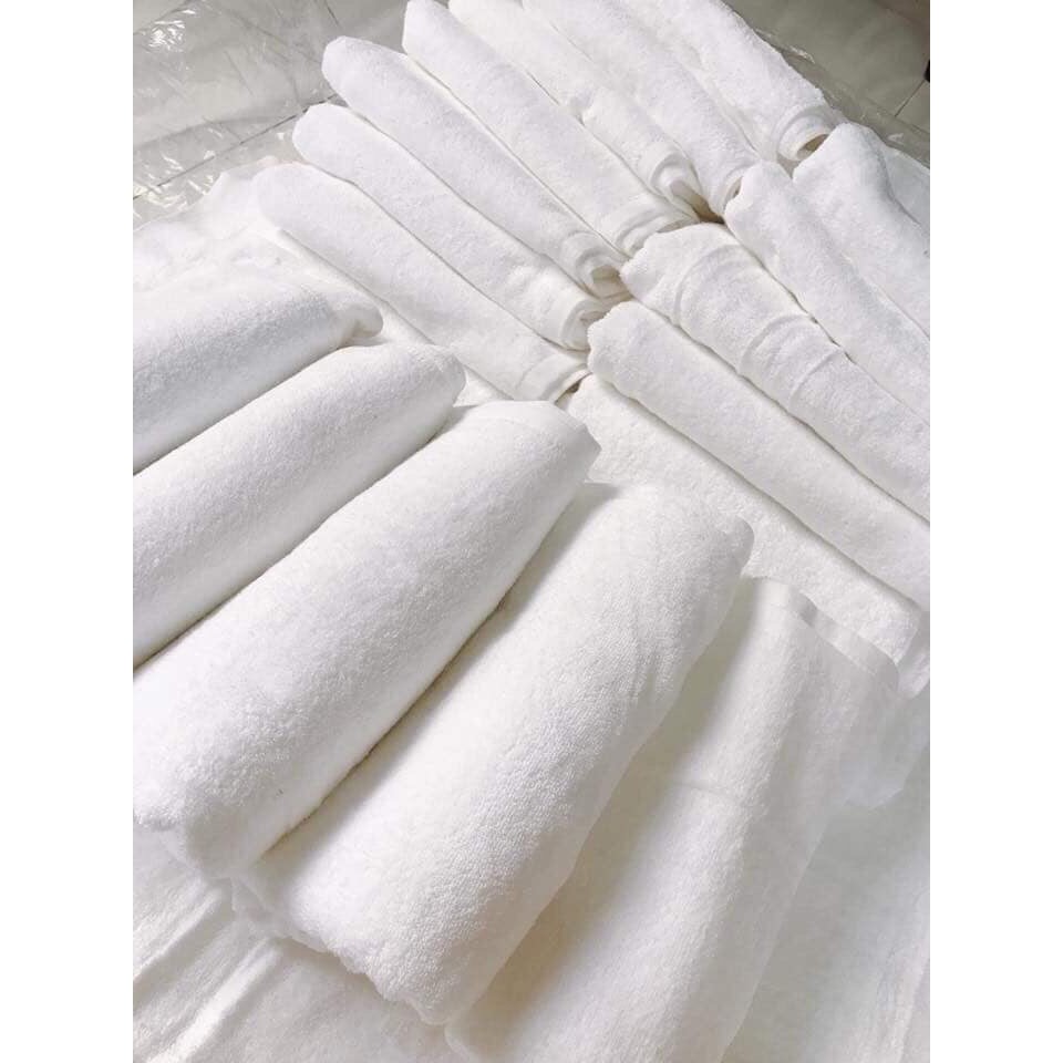 Khăn tắm khách sạn nhà nghỉ homestay 100% cotton tự nhiên, kt 70x140cm nặng 320g