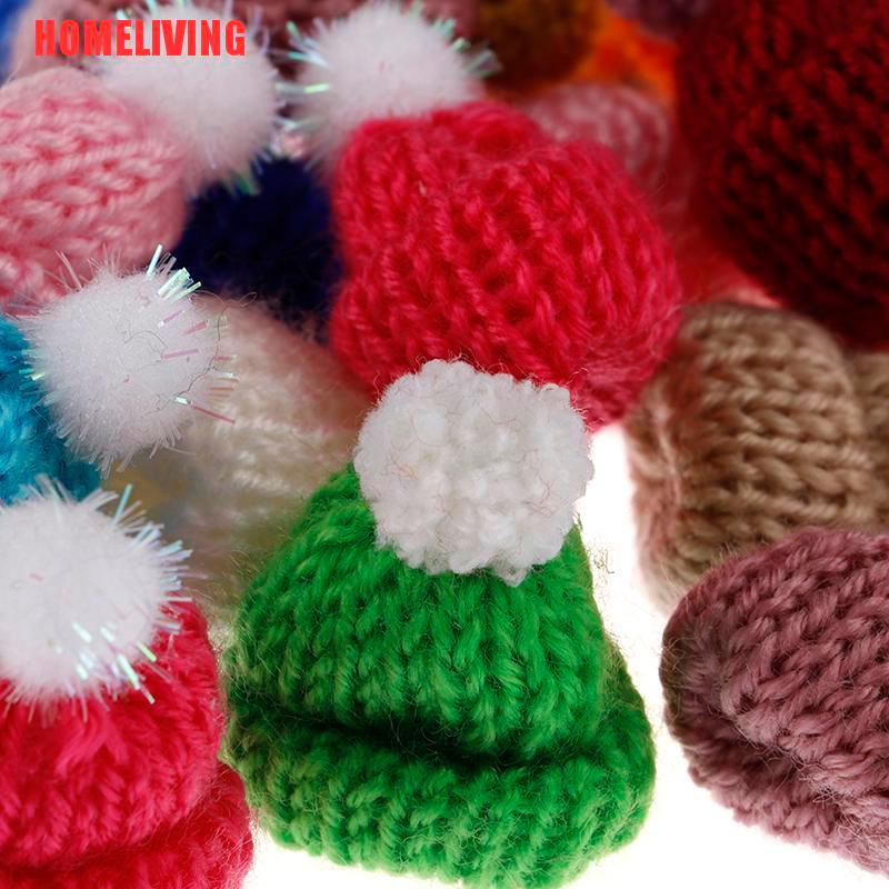 Bộ 10 Nón Len Mini 3.5CM Xinh Xắn Dành Cho Búp Bê