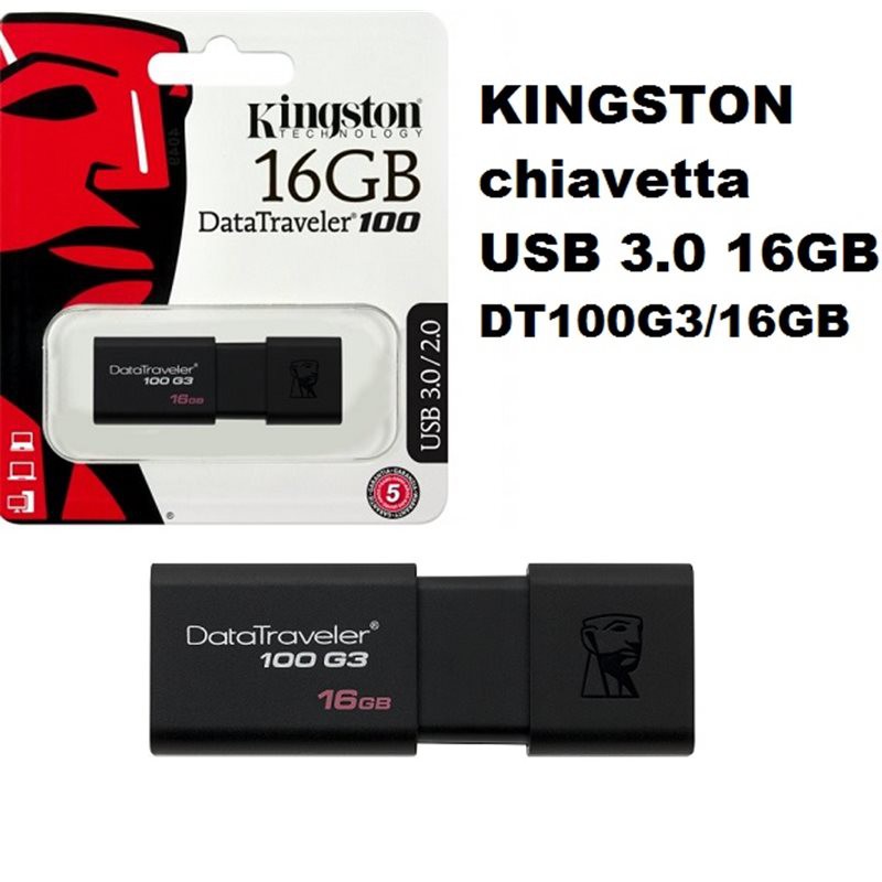 USB DT100G3 USB 3.0 4GB 8GB 16GB 32GB 64GB | BigBuy360 - bigbuy360.vn