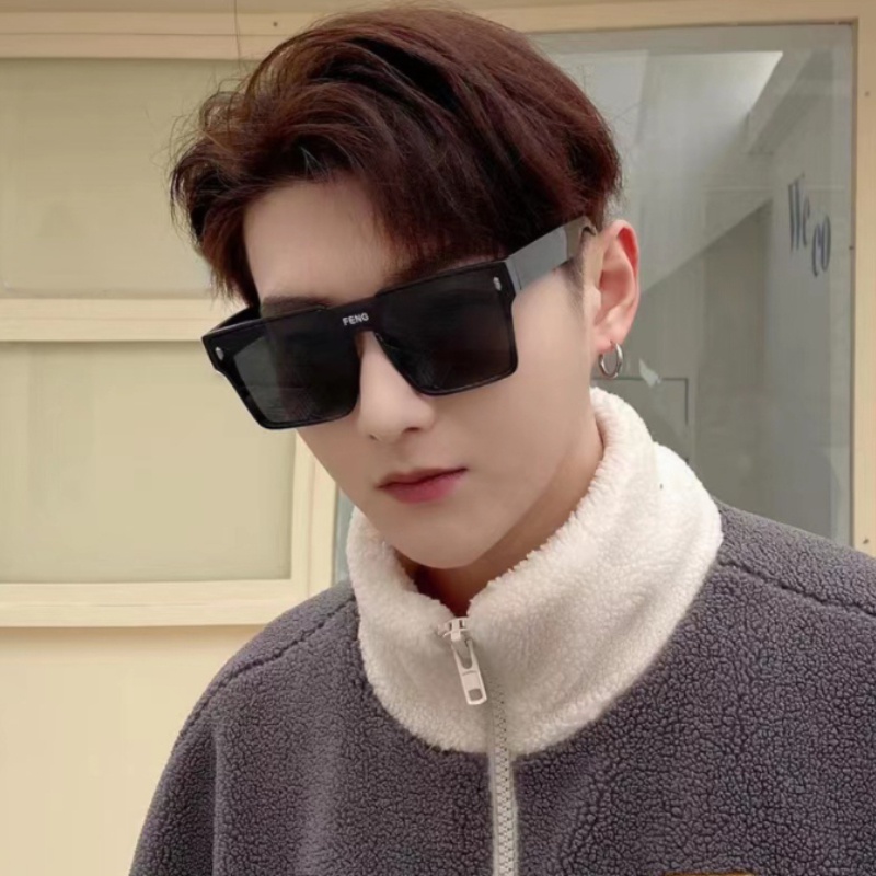 (KIQI-FASHION) COD Kính Mát Chống Tia Uv400 Thời Trang Hàn Quốc 2022 Dành Cho Nam Và Nữ