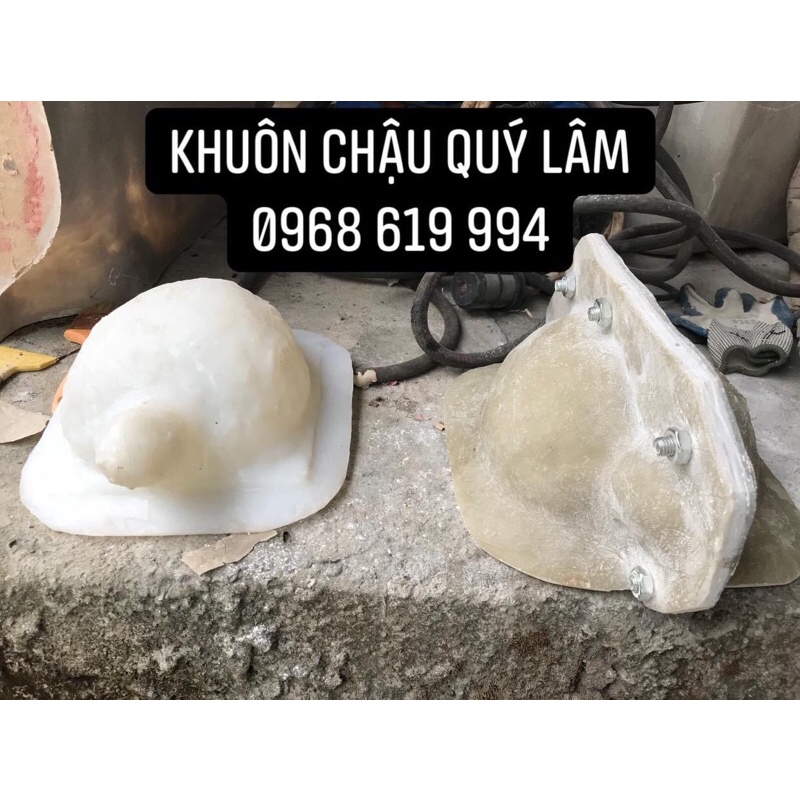 Khuôn đúc đôn kê chậu hinh con rùa size nhỏ mini 24x15x7