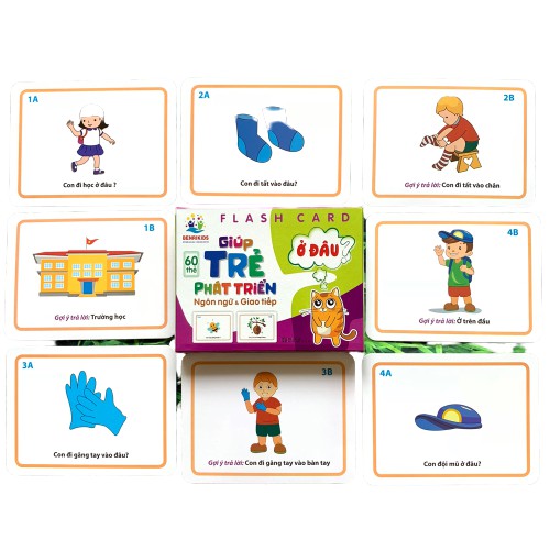 Flashcard - Thẻ học thông minh giúp trẻ phát triển ngôn ngữ và giao tiếp - Đồ chơi thông minh cho bé