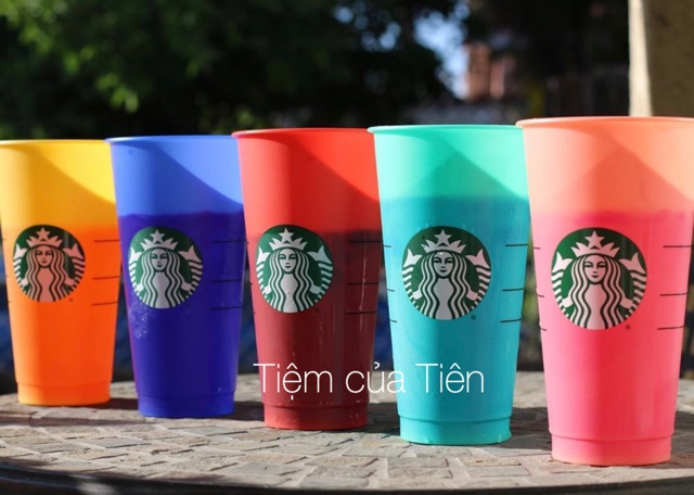 Set 5 ly Starbucks Color Changing Venti size hoặc tách lẻ