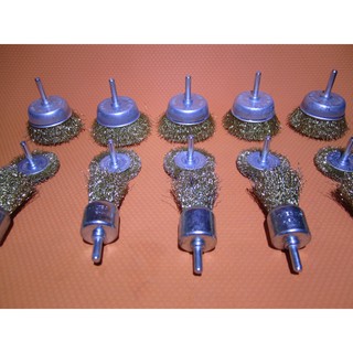 Các loại trụ chổi cước , chén cước , bánh cước T, cước xoáy gắn máy khoan cán 6 mm