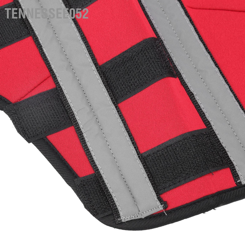 Tennessee052 Cho chó Nẹp chân sau Thoải mái cho Tấm đệm đầu gối để chữa lành cơn đau do phẫu thuật gây ra với dải phản quang