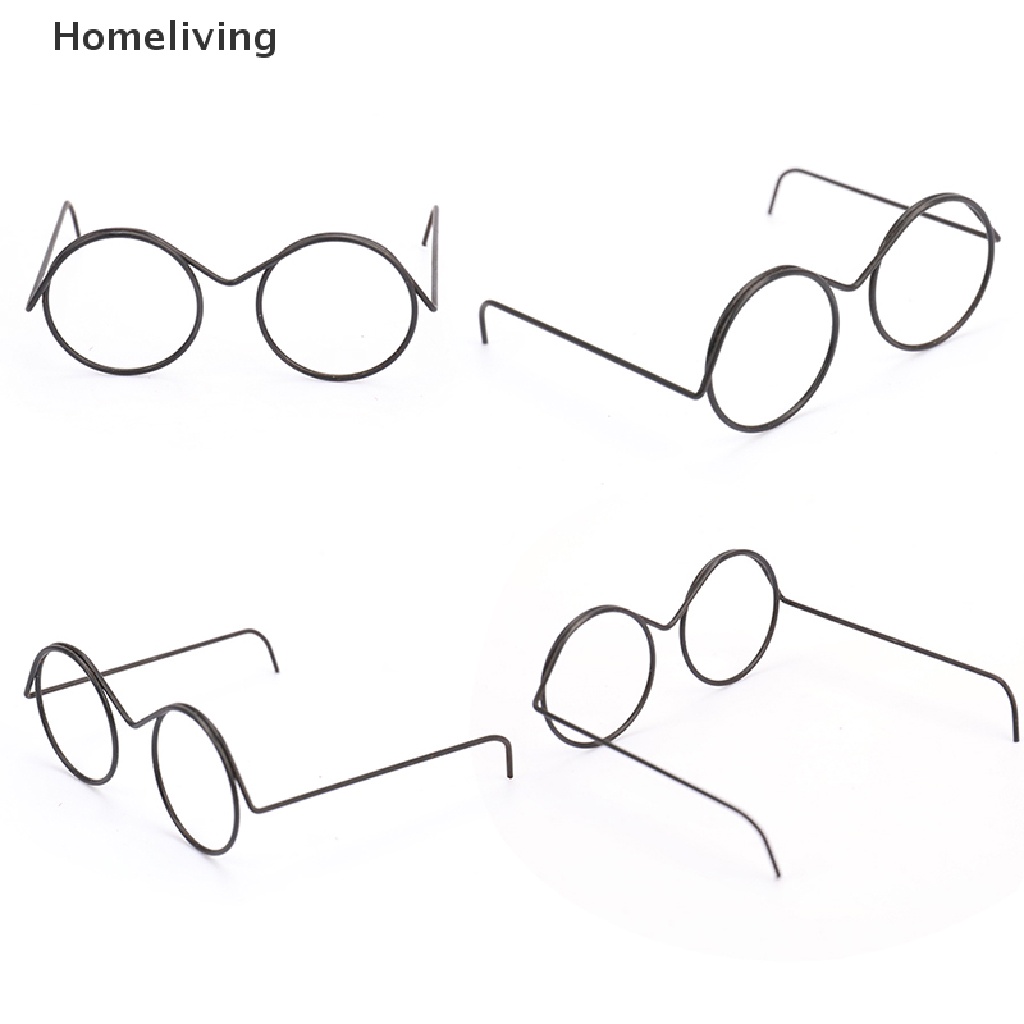 Mắt Kính Không Gọng Tròn Thời Trang Dành Cho Búp Bê