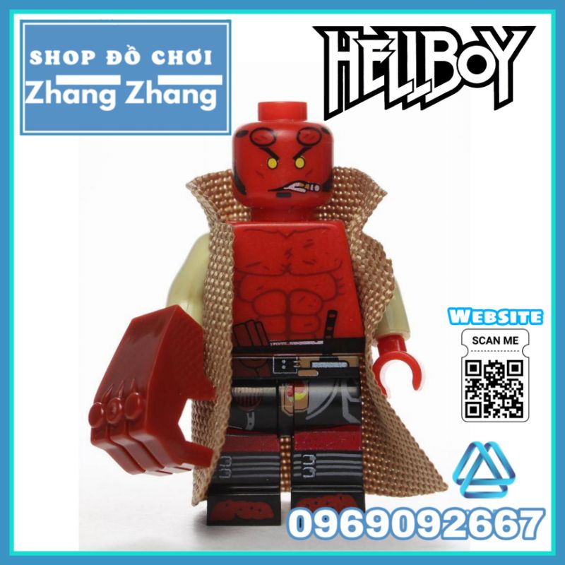 Đồ chơi Xếp hình Hellboy con trai của Quỷ Minifigures wm439 wm6020