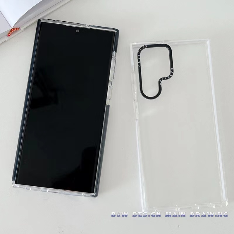 Ốp Điện Thoại Mềm Trong Suốt Đơn Giản Sang Trọng Cho Samsung S20 S21 S22 S20Ultra S21Ultra S22Ultra S20+ S21+ S22+ Plus