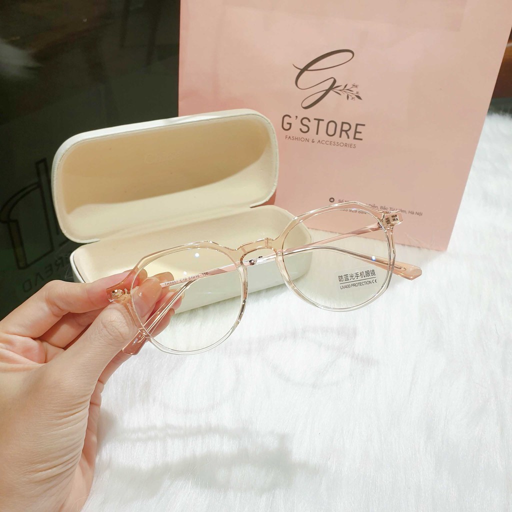 Kính mắt lục giác nhựa cao cấp thời trang, gọng kính mắt nhựa cao cấp 8857 | BigBuy360 - bigbuy360.vn