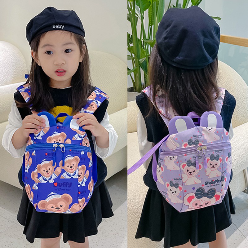 Ba Lô Mini Chống Thất Lạc In Họa Tiết Chú Thỏ Dễ Thương Xinh Xắn Cho Bé