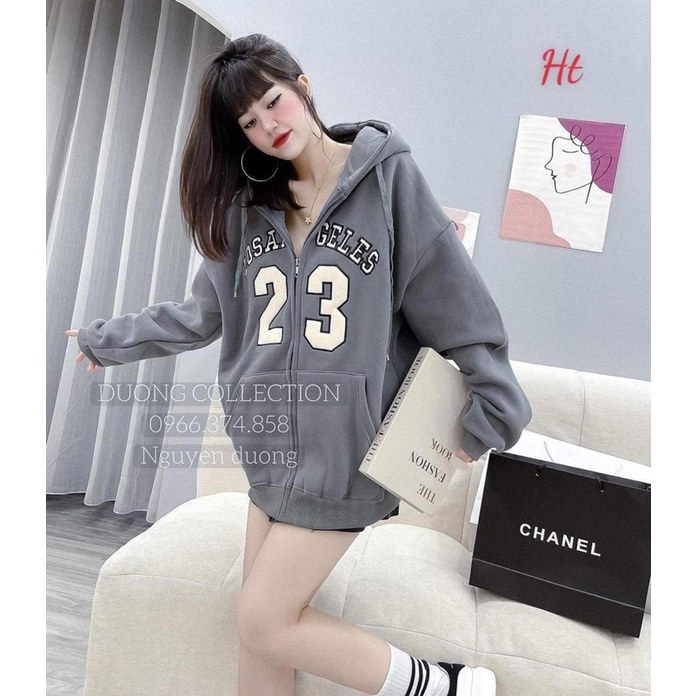 Áo khoá nỉ cooton LOS 23 HT12