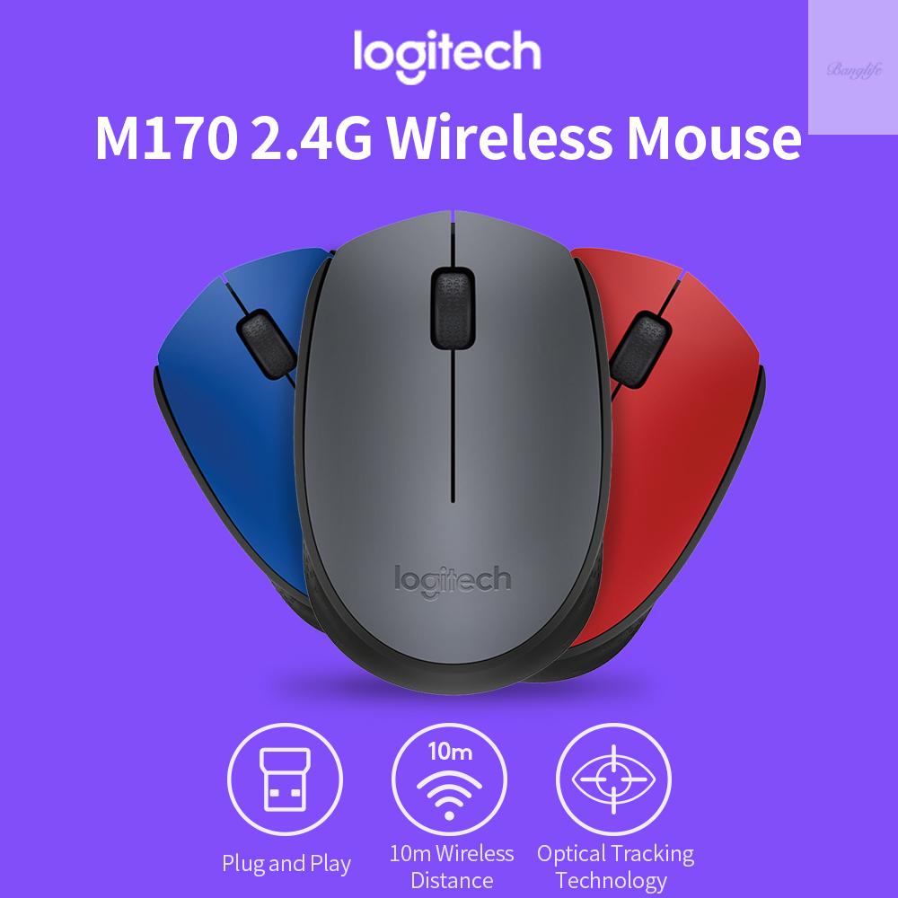 Chuột quang không dây Logitech M170 2.4G 10m chất lượng cao