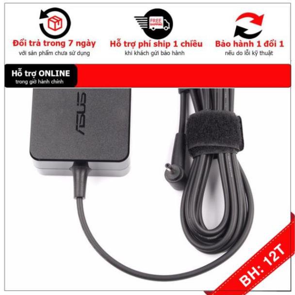 🎁 Sạc Laptop Asus 19V 2.37a Chân Nhỏ. Adapter kèm dây nguồn chânn 4.0mm x1.35mm