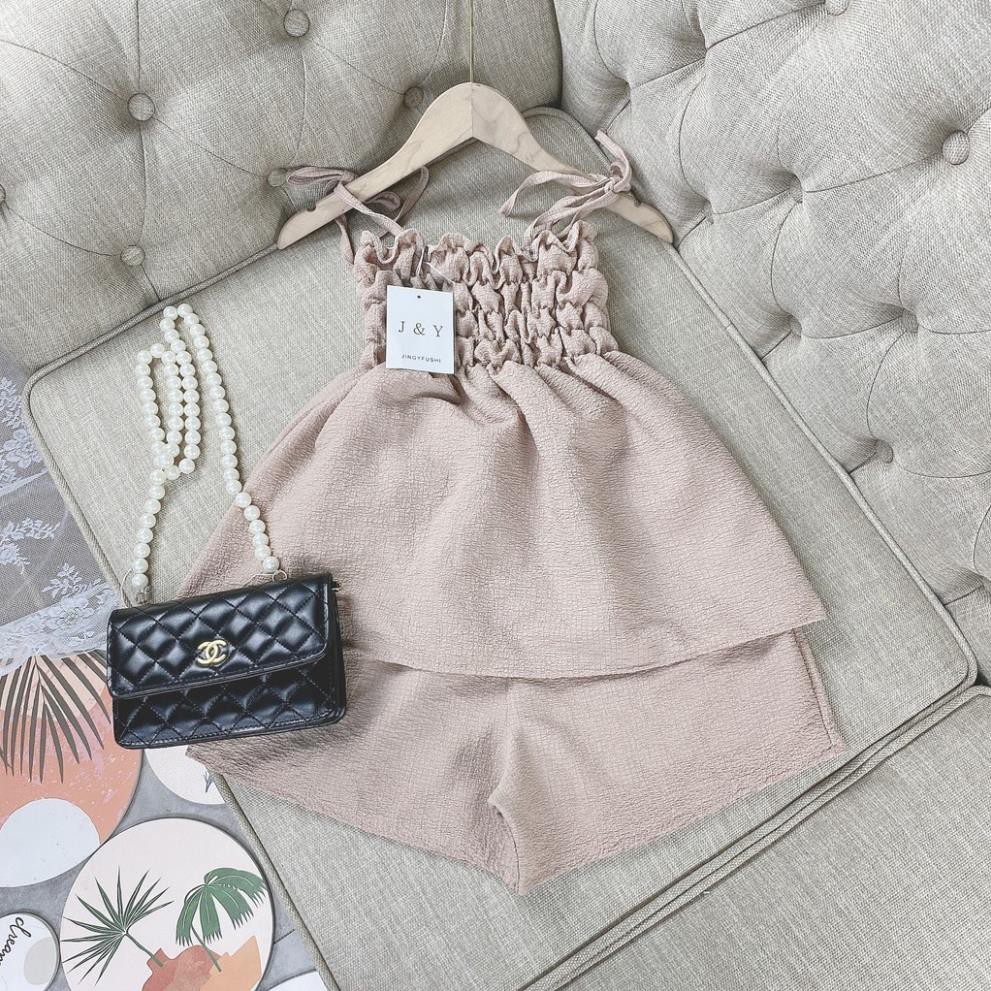 Set đồ nữ cá tính, set quần sóc áo quây đi chơi sang chảnh mùa hè đẹp 8A00132 JKR | BigBuy360 - bigbuy360.vn