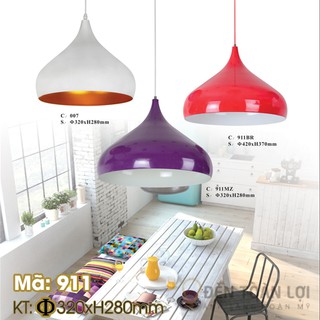 Đèn thả: Đèn trang trí quán cafe hình giọt nước Mã 911