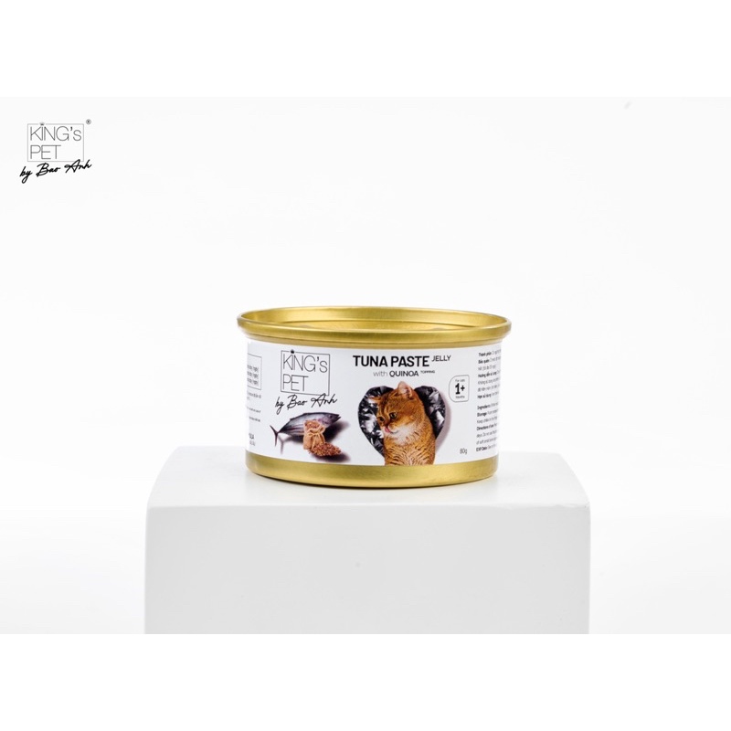 Pate lon Cá Ngừ Jelly Topping Quinoa King’s Pet by Bao Anh 80g