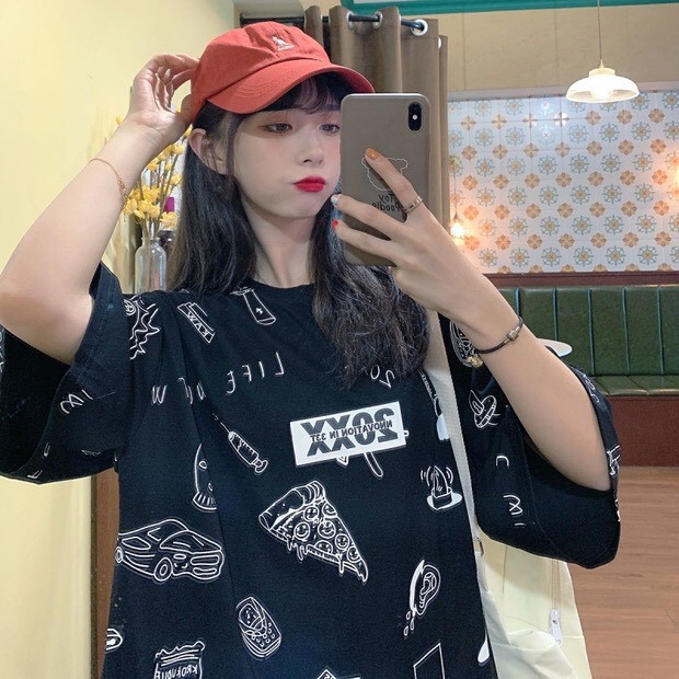 [ Có Ảnh Thật ] Áo thun tay lỡ form rộng - phông nam nữ oversize - T shirt 20xx b - 2N Unisex
