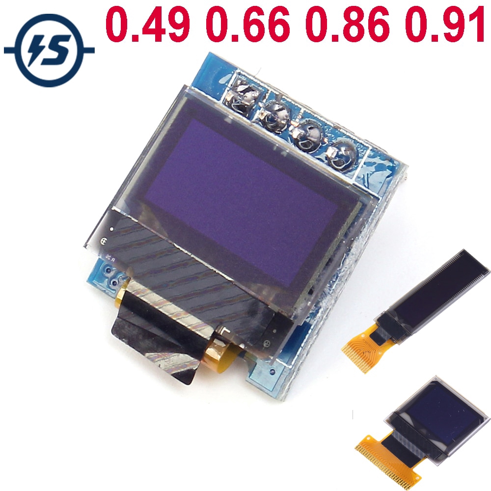 OLED Display Module Screen I2C IIC Serial for Arduino 0.49/0.66/0.86/0.91 inch AVR STM32 | BigBuy360 - bigbuy360.vn
