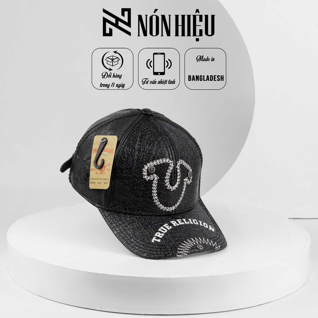 Nón ông địa 𝕿𝖗𝖚𝖊𝕽𝖊𝖑𝖎𝖌𝖎𝖔𝖓 Da Thật phối lưới MADE IN USA Full Tem Mark hãng
