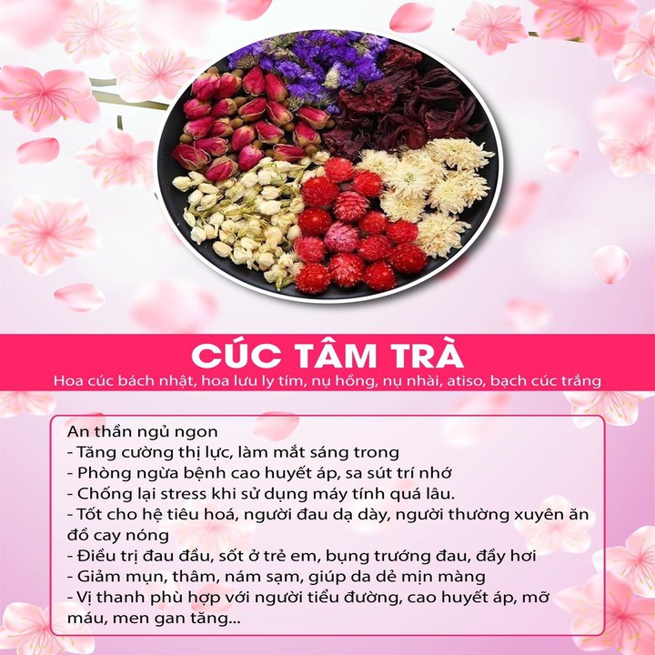 ❤️[HÀNG THIÊN NHIÊN ĐẶC BIỆT]❤️ TRÀ HOA ❤️ CÚC TÂM TRÀ | HƯƠNG VỊ NHẸ NHÀNG ( 20 GÓI / HỘP ) ❤️[FREESHIP]❤️ |