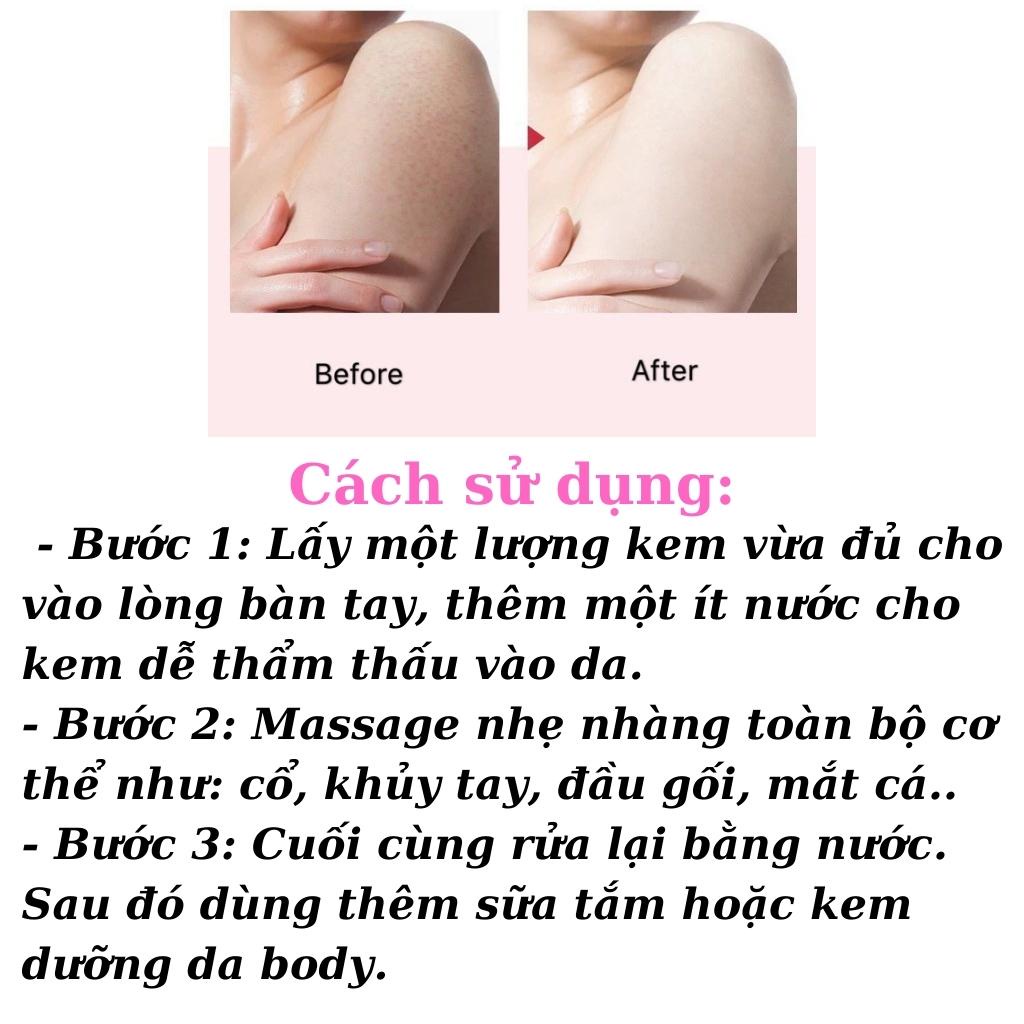 Tẩy Tế Bào Chết Body Giúp Da Trắng Đẹp Nuôi Dưỡng Da Kem Da Chết Toàn Thân Heyxi Trái Cây 4 Vị Nội Địa Trung AME Shop