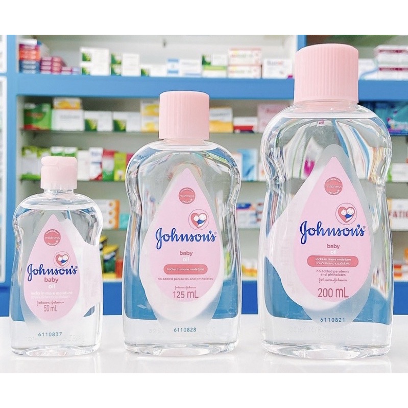 Dầu Dưỡng Massage Johnson's Baby Oil 50ml/ 125ml/ 200ml