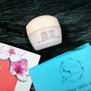 Kem đêm shiseido BENEFIANCE WrinkleResist24 Night Cream 10ml