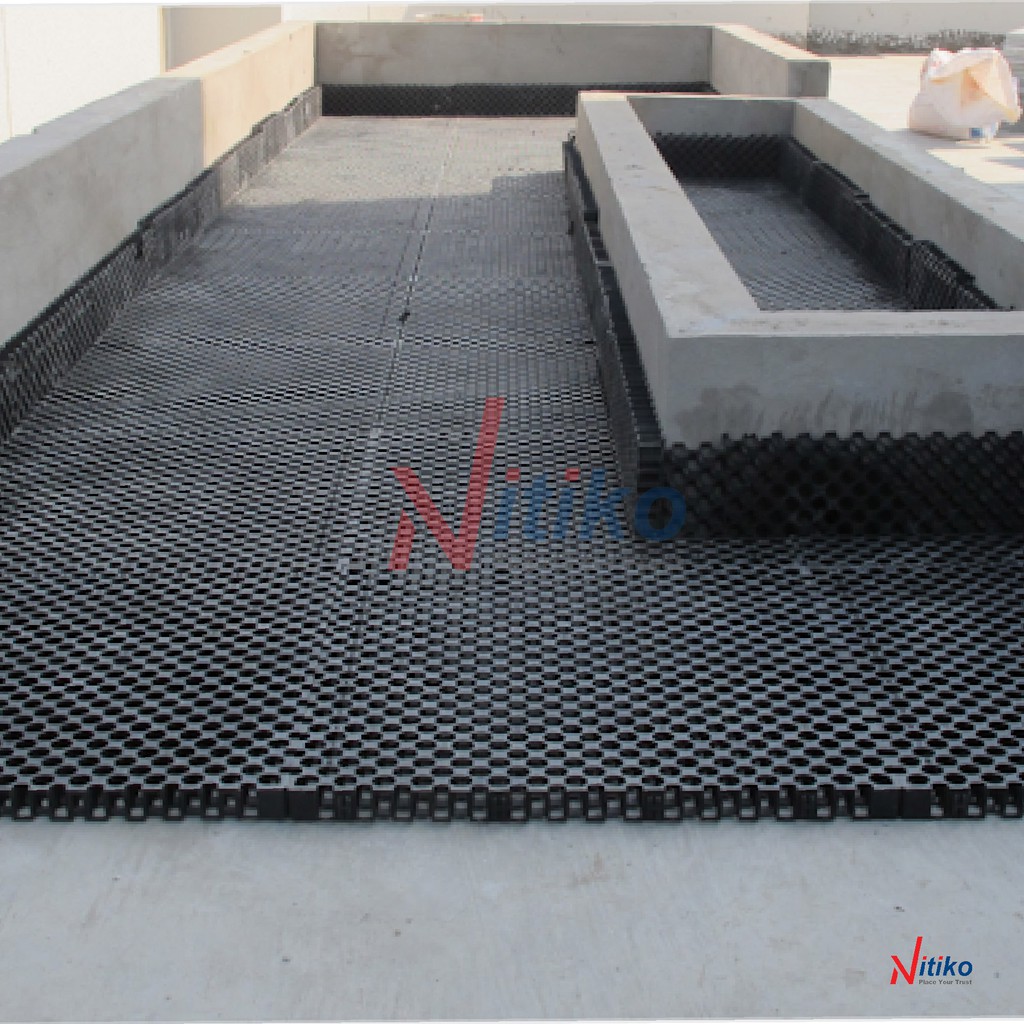 Vỉ thoát nước sân thượng Ecocell 9 tấm - 1m2