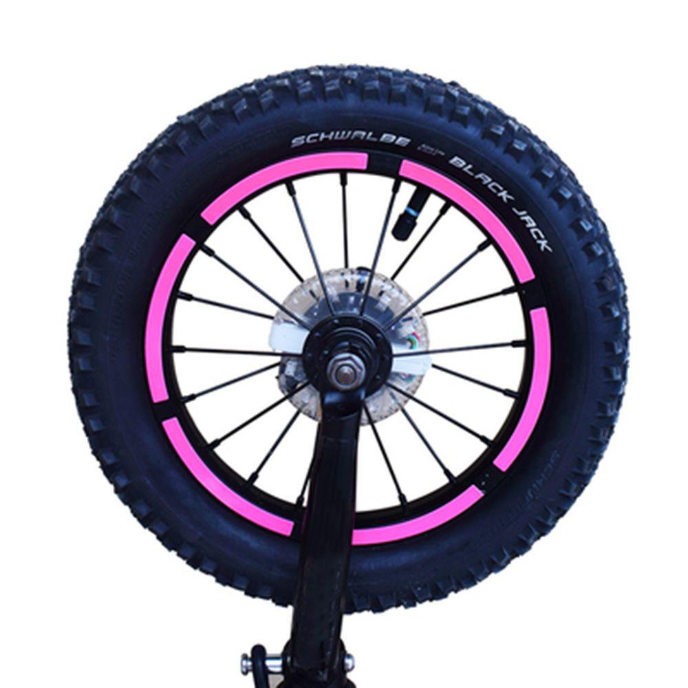 Bộ 10 Miếng Dán Phản Quang Cảnh Báo Chống Nước Trang Trí Lốp Xe Đạp