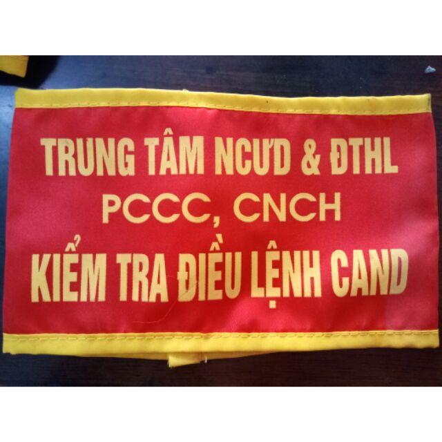 Băng đeo tay Trung tâm NCUD&DTHL