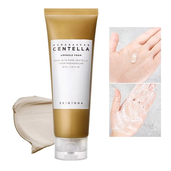 Sữa Rửa Mặt Skin1004 Madagascar Centella Ampoule Foam 125ml Dưỡng Ẩm Và Làm Sạch Da