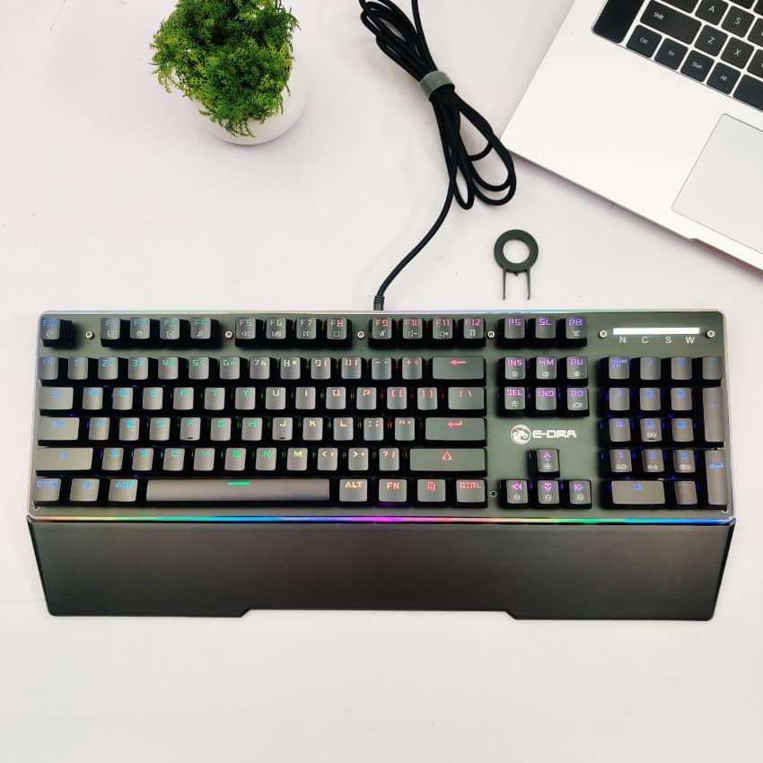 Bàn phím cơ quang E-Dra EK308 RGB Plus (USB/Optical switch/Đen) - Phiên bản nâng cấp, có thêm các phím Multimedia | WebRaoVat - webraovat.net.vn