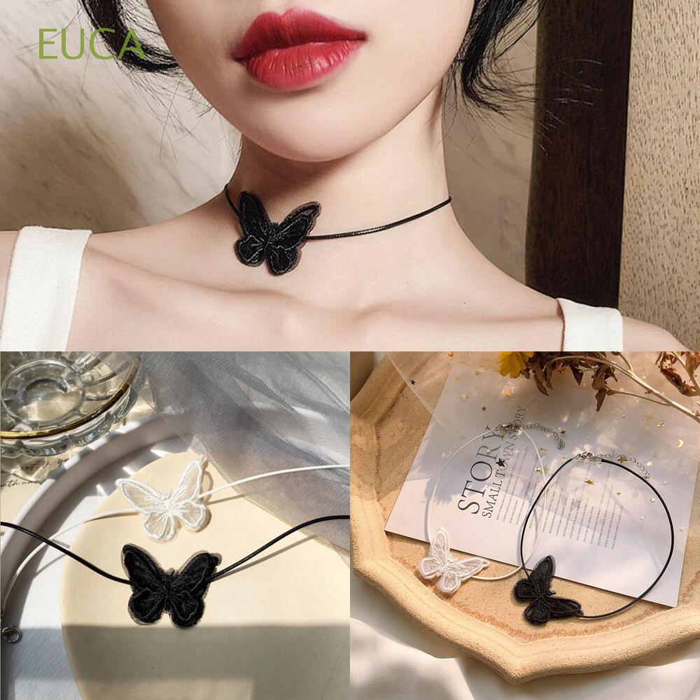 Vòng cổ choker phối ren hình bướm thời trang quyến rũ cho nữ | BigBuy360 - bigbuy360.vn