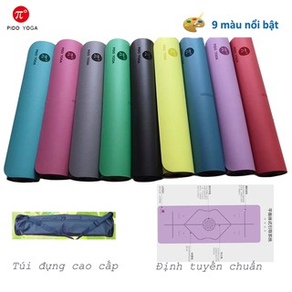 Thảm tập yoga cao su PIDO định tuyến chuẩn, độ bám tuyệt đối, bền đẹp