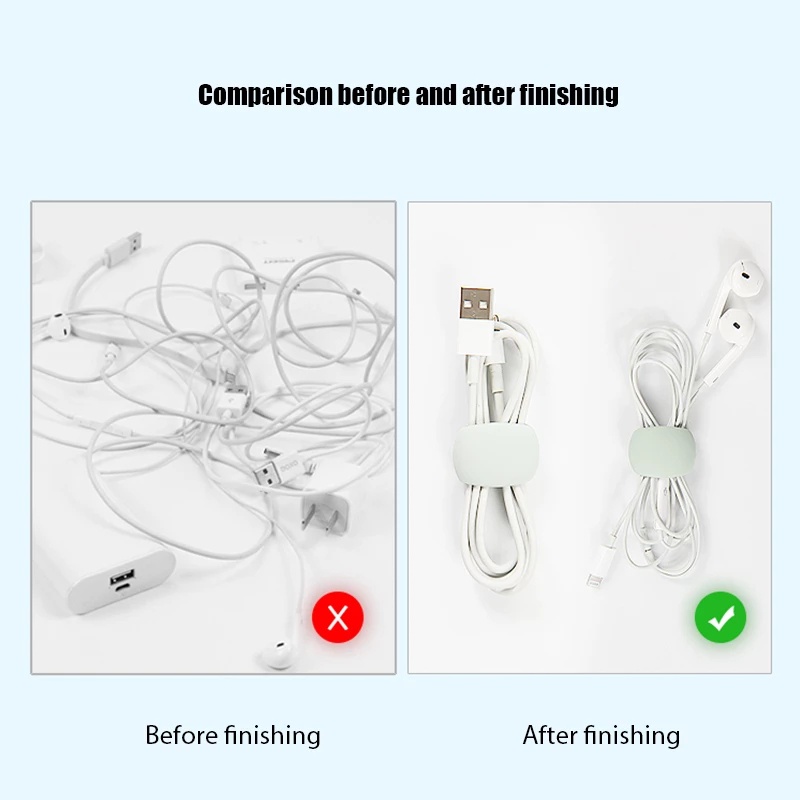 1 Khóa Cài / Để Chuột / Dây Cáp Sạc USB Màu Sắc Ngẫu Nhiên