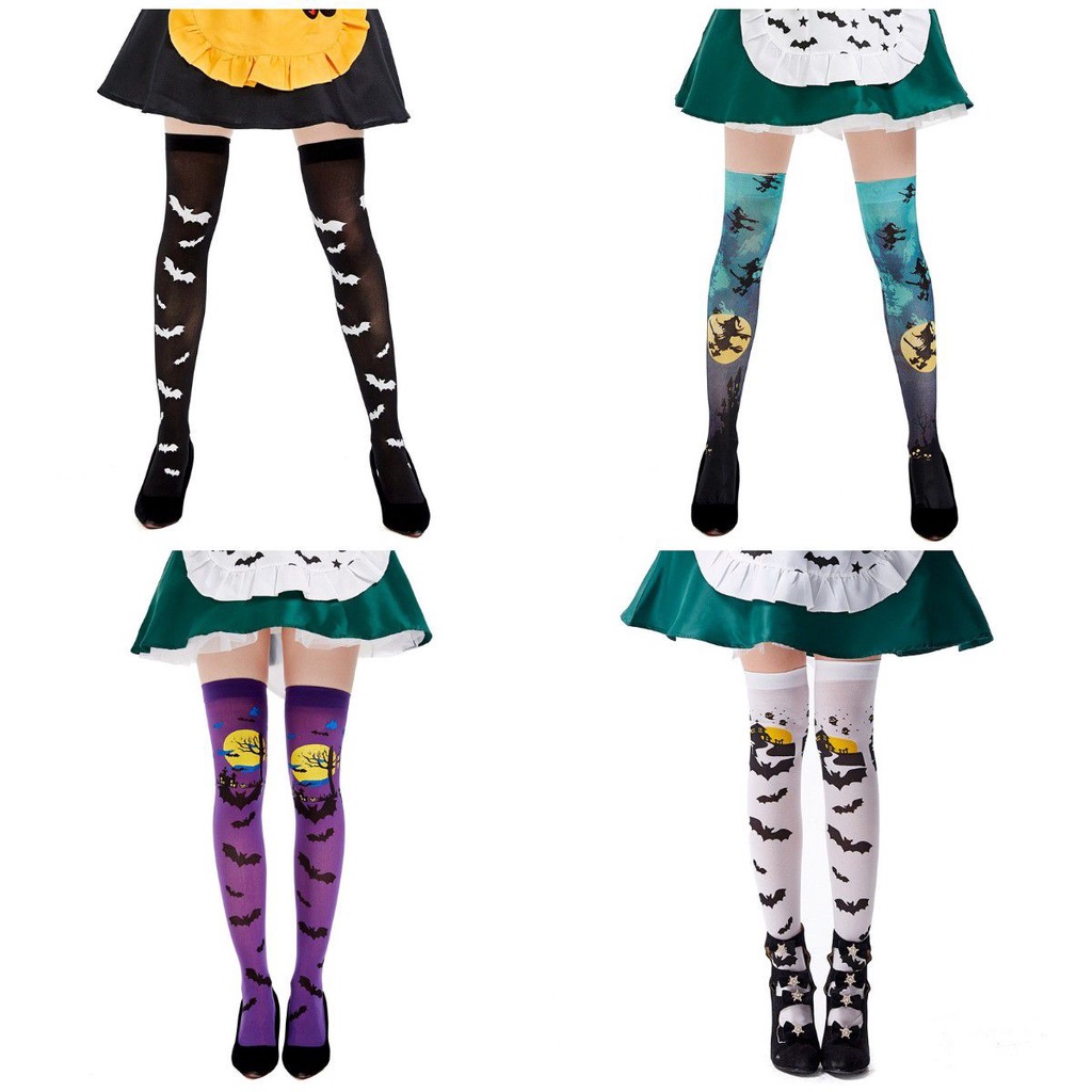 Vớ Dài Qua Gối 69cm Hóa Trang Halloween Dành Cho Nữ