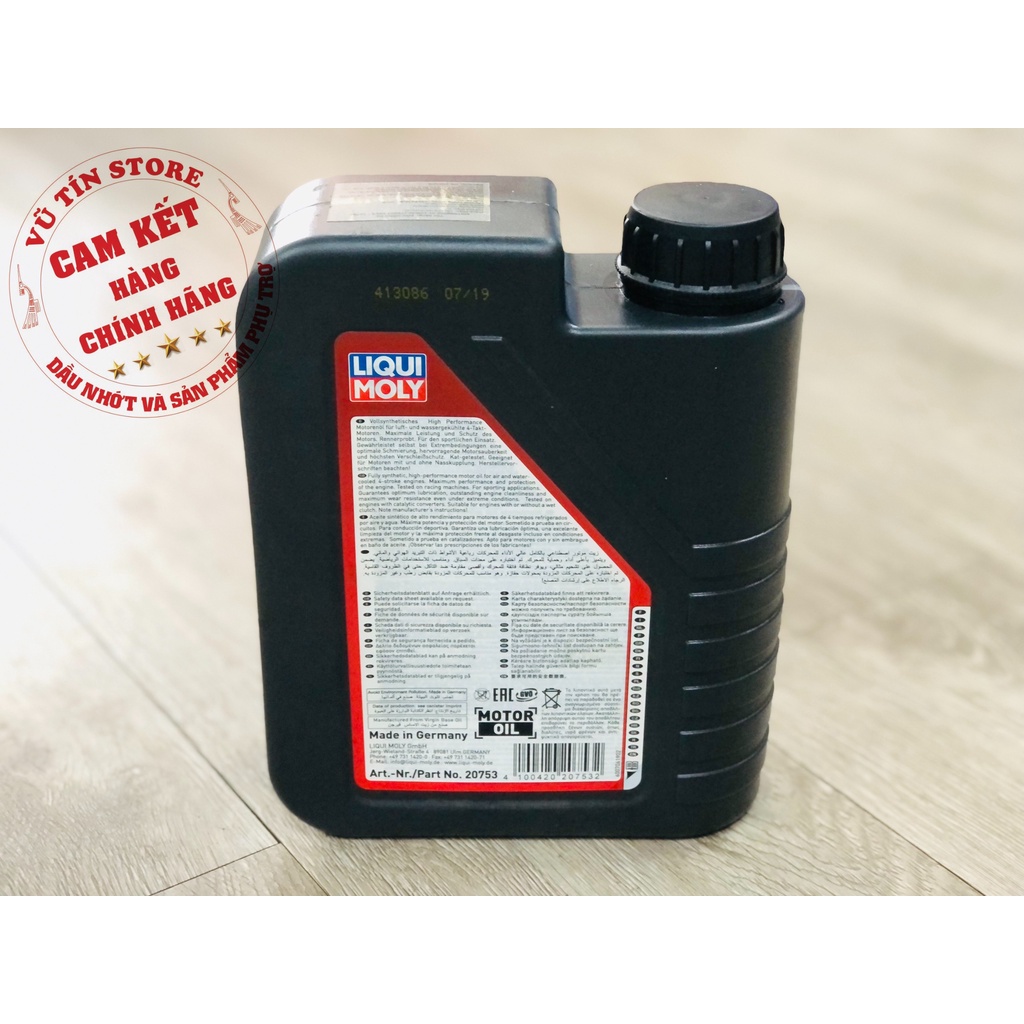 Dầu nhớt động cơ Liqui Moly 4T SYNTH Street Race 10W-40