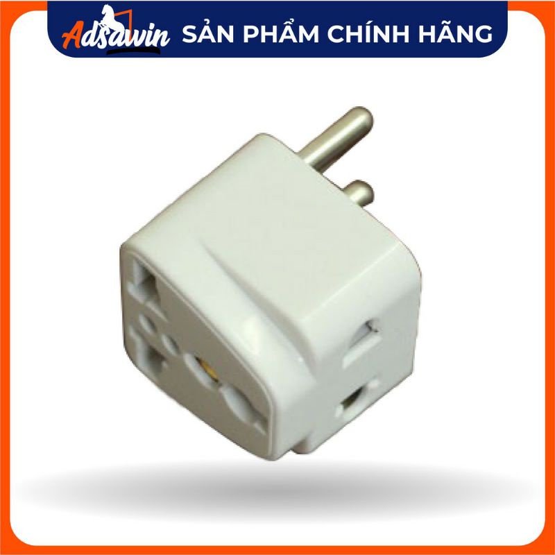 Phích cắm (Ổ cắm) TOSHINO CO6S-A THAILAND chuyển đổi 3 chấu sang 2 chấu chống cháy.