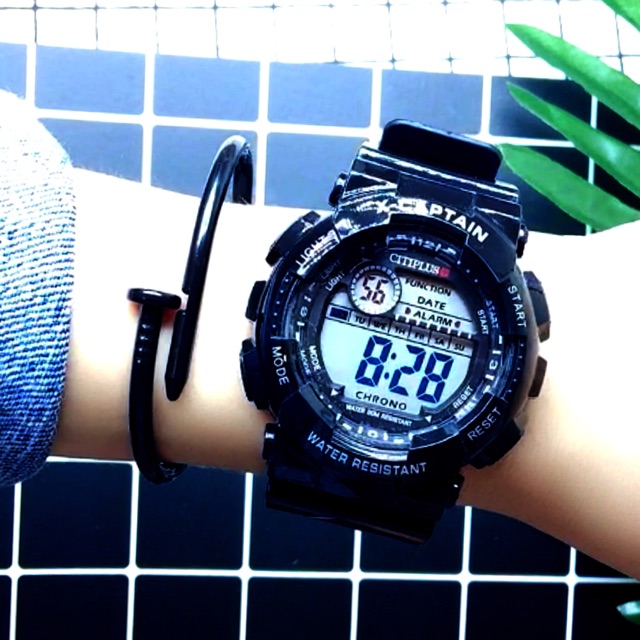 Đồng hồ unisex thể thao Sport Watch X-Captain Citiplus full chức năng chống nước chống xước tốt