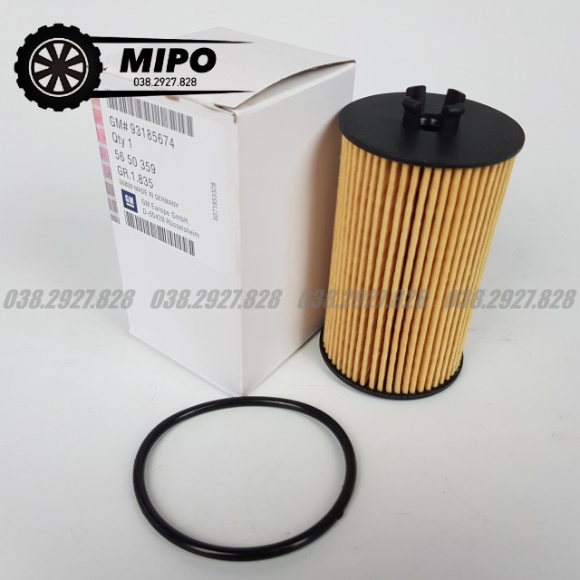 Lọc nhớt, lọc dầu động cơ dùng cho xe Cruze (2010-2021), Lacetti (10-21) (Mã: 93185674 / 5650359 / 55594651)