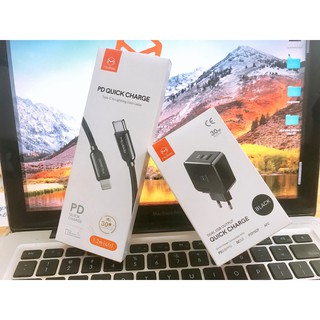 Combo củ và cáp sạc nhanh Iphone Mcdodo