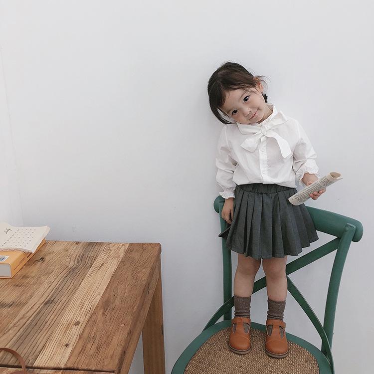 Chân Váy Xếp Ly Phong Cách Preppy Nhật Hàn Dễ Thương Thời Trang Xuân Thu 2022 Cho Bé Gái