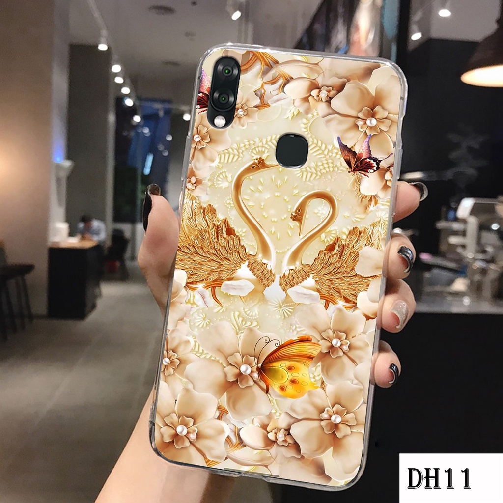 Ốp lưng dẻo Vsmart JOY 1 PLUS in hình hoa xinh xắn, hiện đại , thời trang ,phong cách