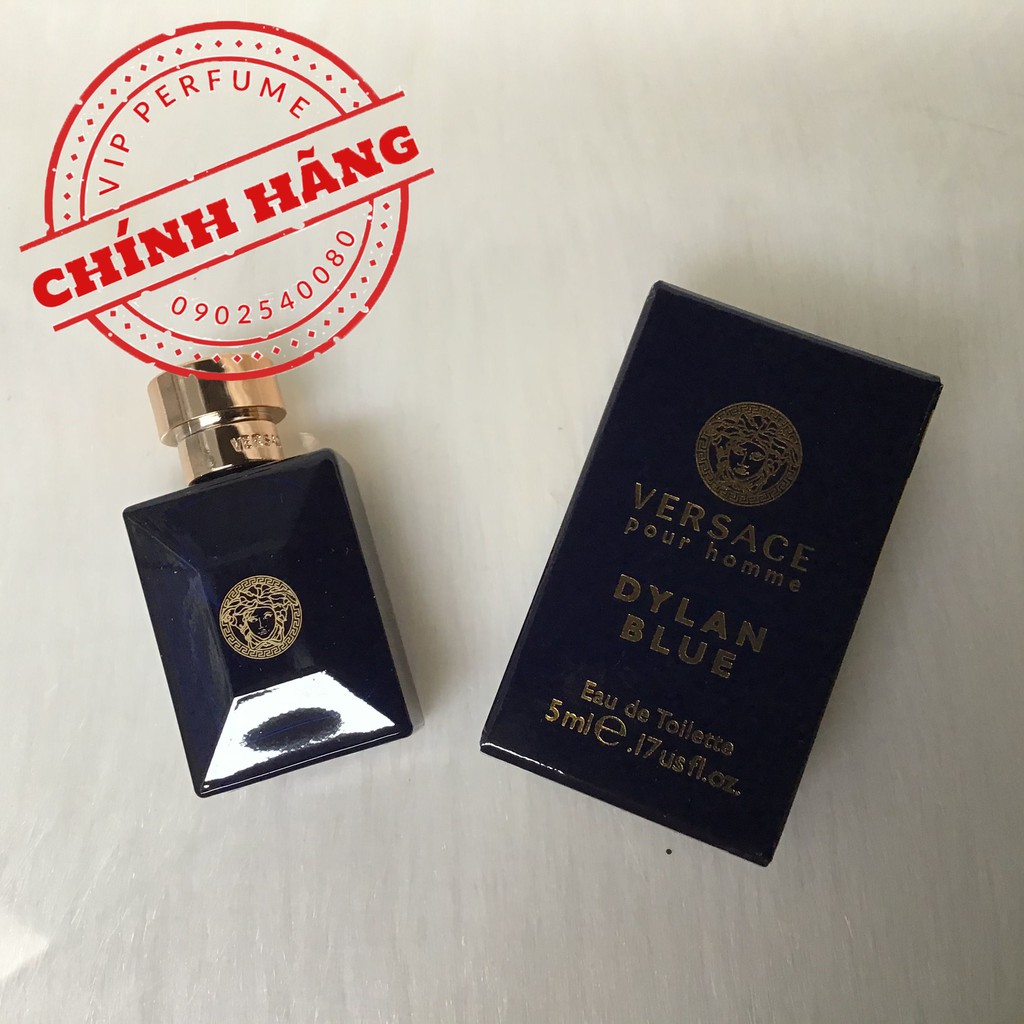 Nước hoa nam chính hãng Versace Dylan Blue Pour Homme EDT 5ml