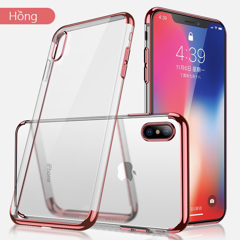 Ốp dẻo Viền màu IPhone X/XS | IPhone XS Max | IPhone 11 Pro | IPhone 11 Pro Max - Baseus Shining Case