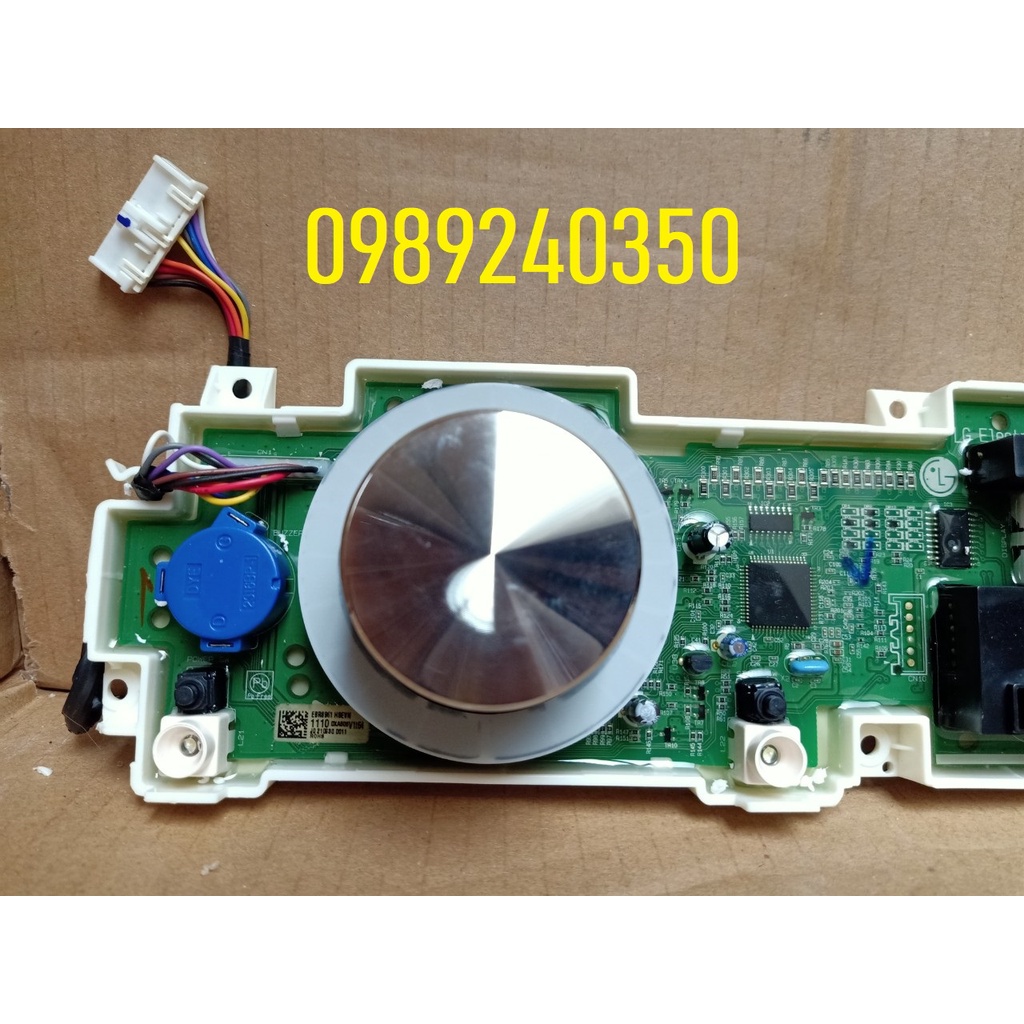 Bo mạch hiển thị máy giặt LG 1 zắc 9 dây kèm núm xoay mới chính hãng